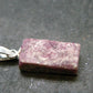 Bixbite Red Emerald Beryl Silver Pendant From Utah USA - 5.95 Carats - 0.9"