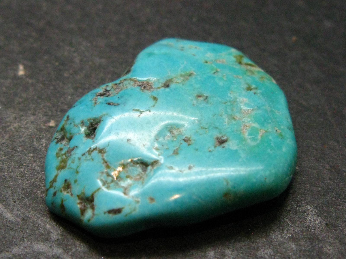 Genuine Tumbled Turquoise from Arizona, USA - 1.3" - 9.14 Grams