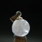 Nice Lilac Amblygonite Silver Pendant from Brazil - 0.6" - 1.48 Grams