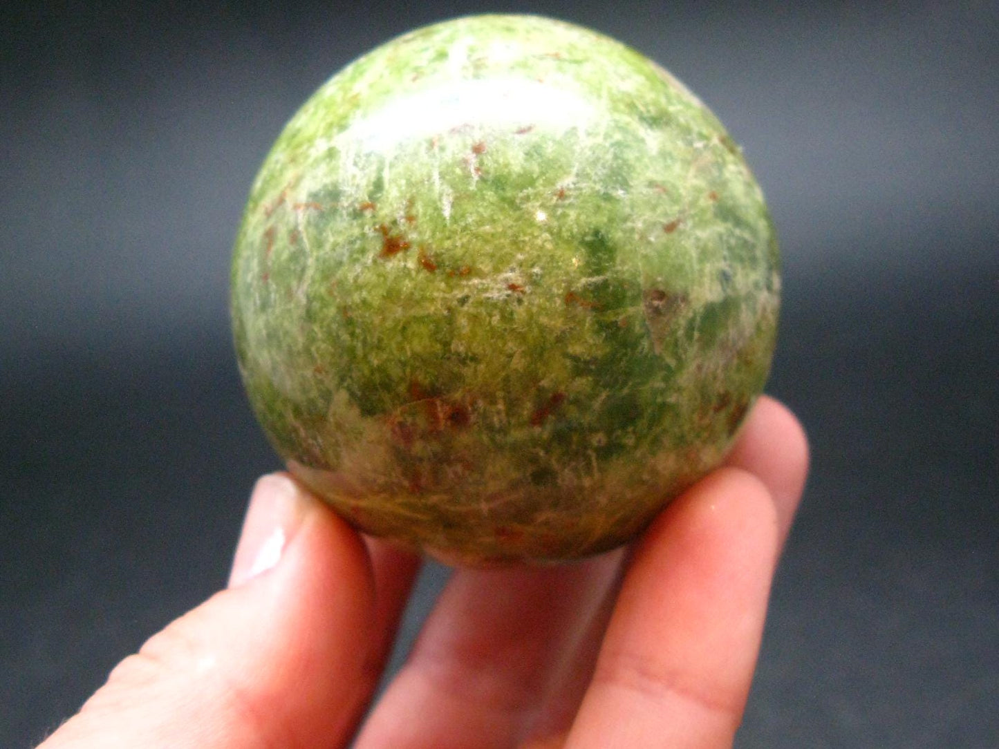 Rare Green Opal Sphere From Peru- 2.0" - 163.16 Grams