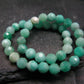 Emerald Genuine Bracelet ~ 7 Inches ~ 5mm Round Facetted Beads
