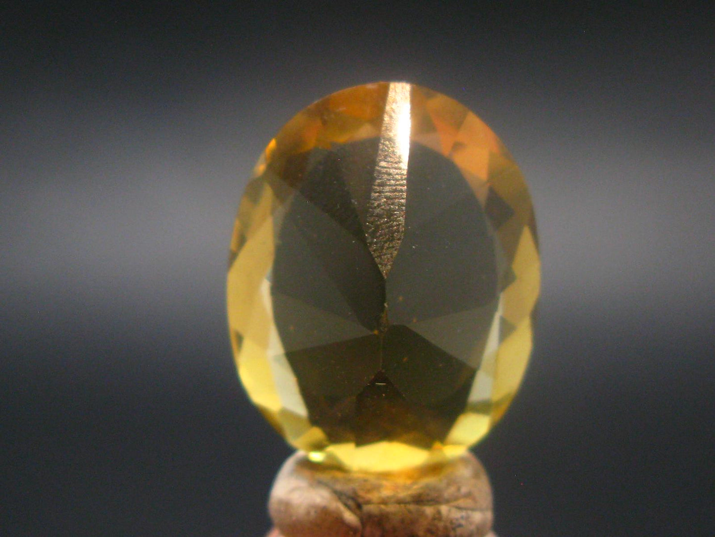 Stone of Success!! Genuine Intense Yellow Citrine Cut Stone From Brazil - 0.8" - 21.50 Carats