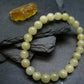 Heliodor Golden Beryl Genuine Bracelet ~ 7 Inches ~ 8mm Round Beads