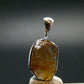 Rare Herderite Crystal Silver Pendant from Brazil - 0.7" - 1.16 Grams