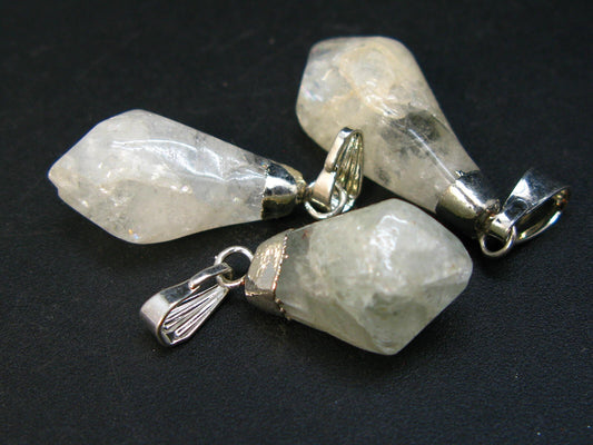 Lot of 3 Natural Diamond Shape Aquamarine Pendant Stone from Brazil