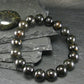 Nuumite Nuummite Genuine Bracelet ~ 7 Inches ~ 10mm Round Beads
