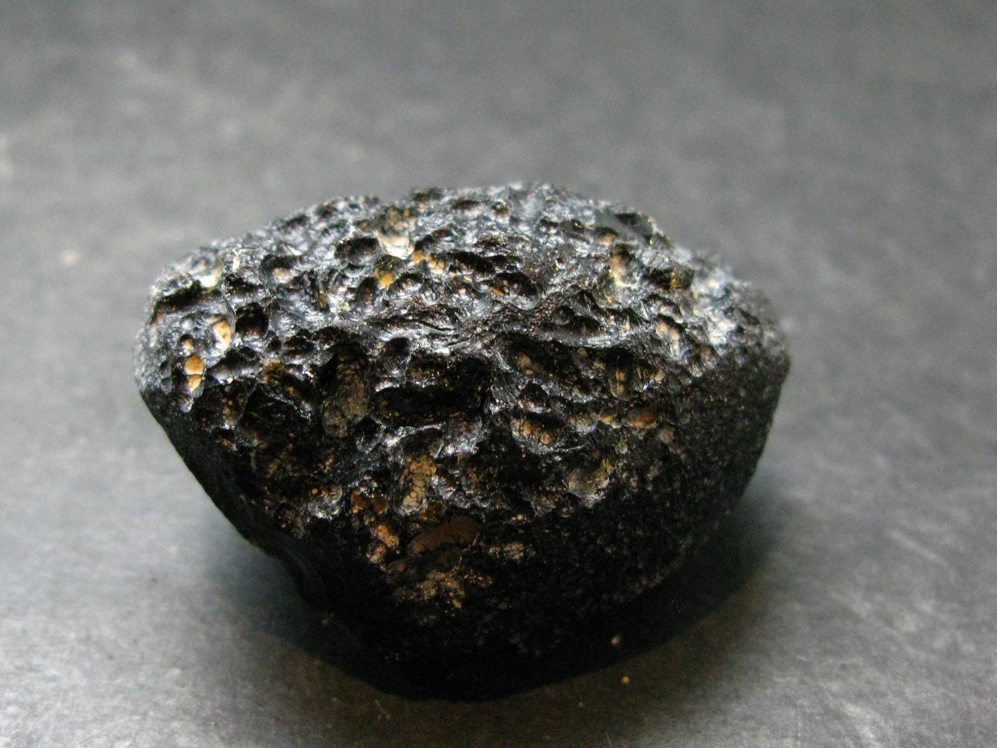 Rare Large Black Tibetan Tektite Raw Piece from Tibet - 1.6" - 30.50 Grams