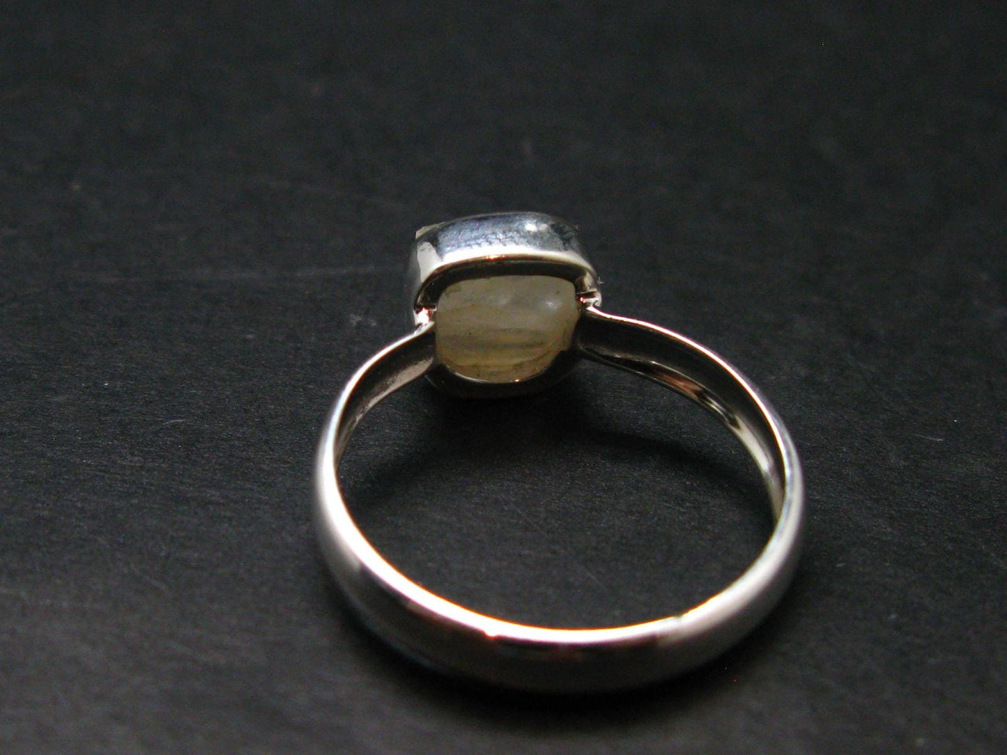 Phenakite Phenacite Crystal Silver Ring From Nigeria - Size 7 - 1.98 Grams