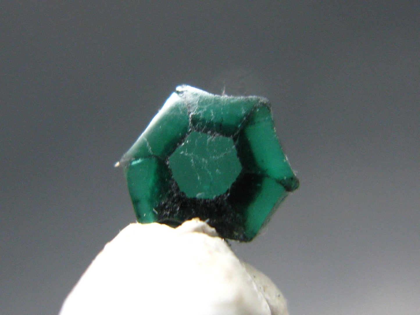 Beautiful Rare Gem Trapiche Emerald From Colombia - 0.65 Carats - 6x5mm