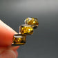 Natural Baltic Amber 925 Silver Ring - Size 8.25