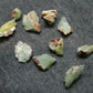 lot of 10 Very Rare Phosphophyllite Crystals From Bolivia - 7.70 Carats