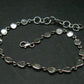 Very Rare Diamond Crystal Bracelet In Sterling Silver - 7"
