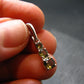 Moldavite Tektite Silver Pendant from Czech Republic - 0.8" - 0.92 Grams