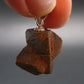 Staurolite Silver Pendant From USA - 0.8" - 3.55 Grams