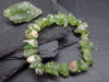 Peridot Genuine Bracelet ~ 7 Inches ~ 12mm Crystal Beads