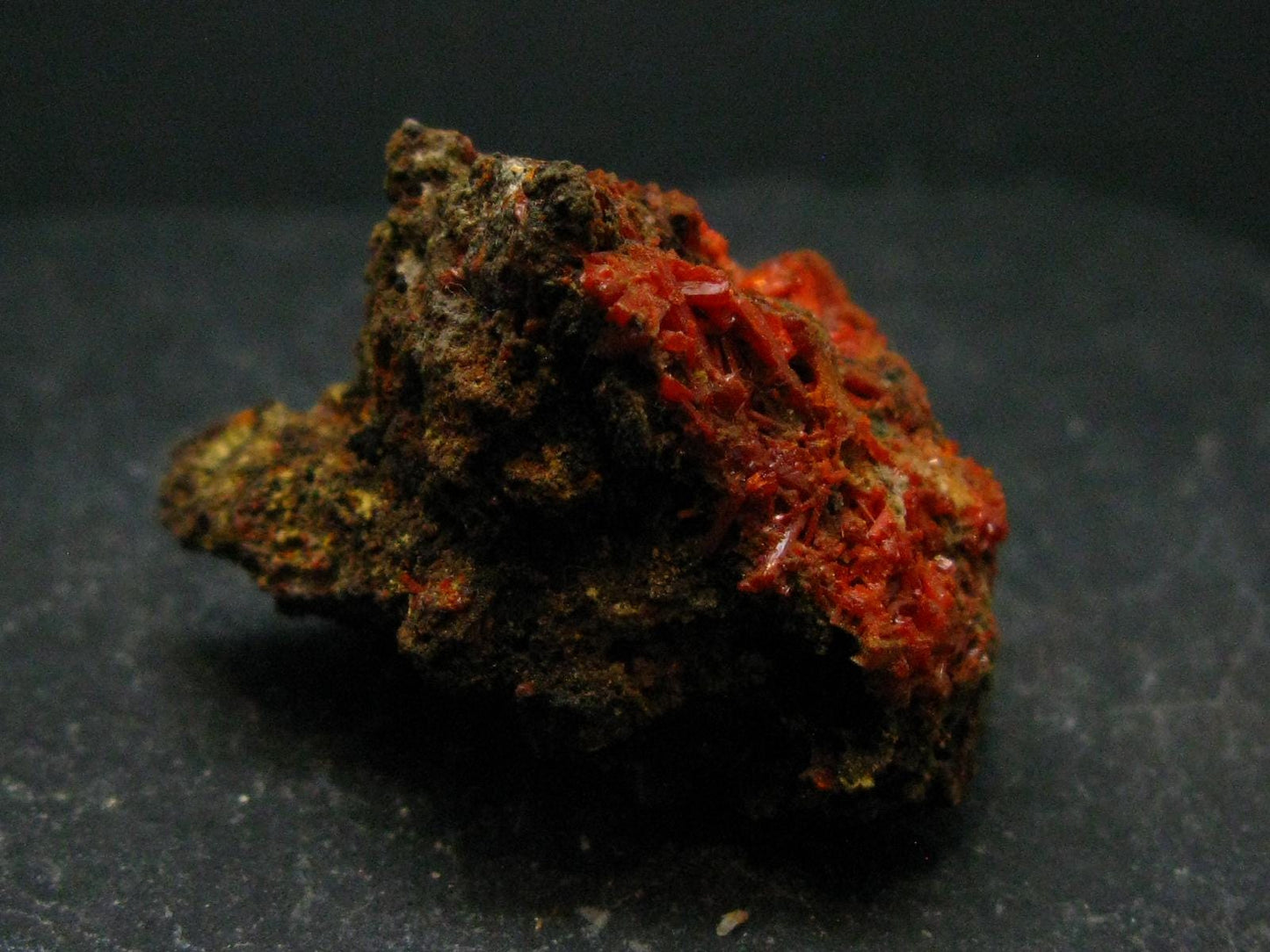 Rare Orange Crocoite Cluster From Australia - 1.4"- 16.03 Grams