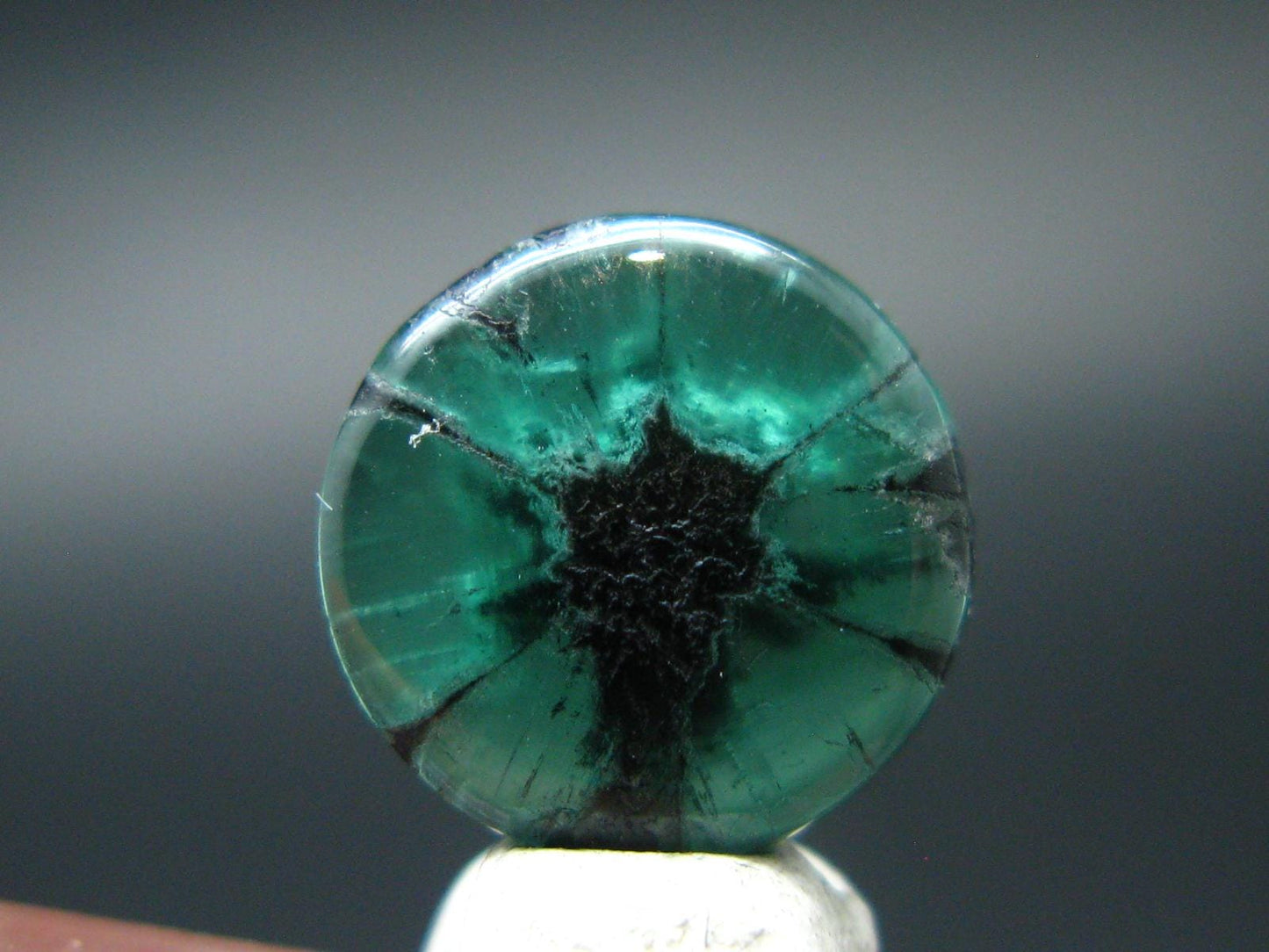 Beautiful Rare Gem Trapiche Emerald From Colombia - 2.97 Carats - 10x10mm