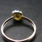 Green Herderite Silver Ring From Brazil - 1.82 Grams - Size 8
