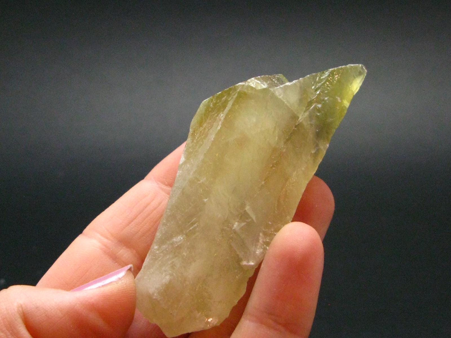 Green Brownish Calcite Crystal from Mexico - 52.19 Grams - 2.9"