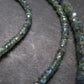 Extremely Rare Alexandrite Necklace - 19" - Rondelle Facetted Beads - 40 Carats