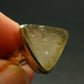 Natural Gem Raw Libyan Desert Glass Tektite Sterling Silver Ring from Libya - Size 6 - 6.47 Grams