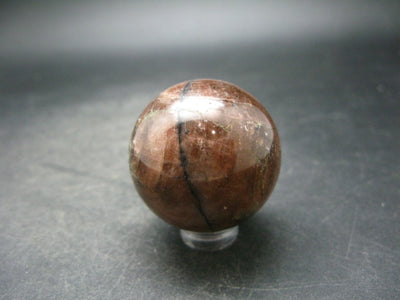 Chiastolite Variety of Andalusite Sphere from China - 1.5" - 92.3 Grams