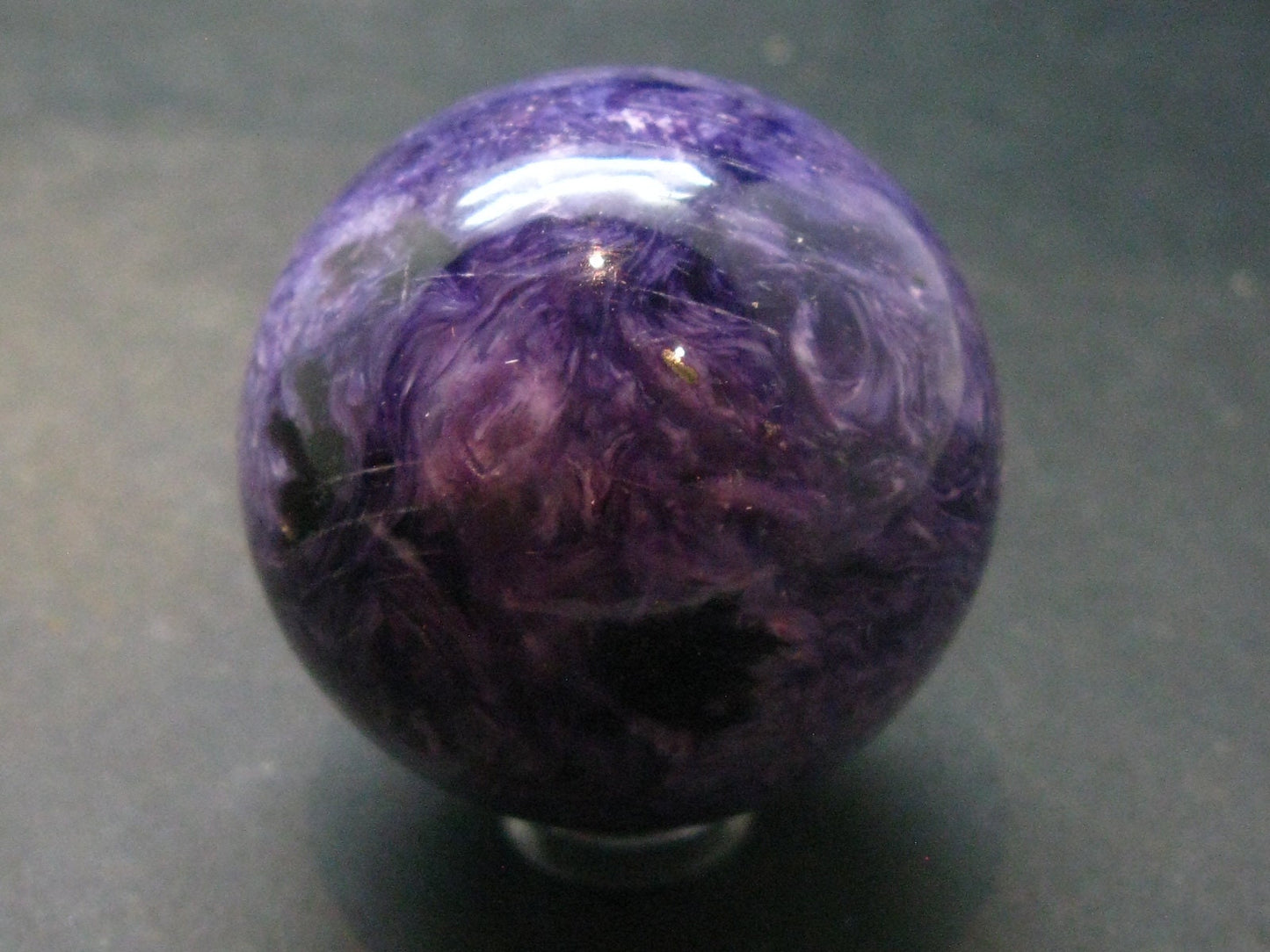 Nice Charoite Sphere from Russia - 104.05 Grams - 1.6"