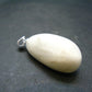 Very Rare White Cryolite 925 Silver Pendant from Greenland - 1.3" - 7.81 Grams