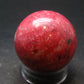 Rare Red Thulite Sphere Ball From Norway - 1.5" - 110.0 Grams