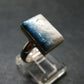Blue Ice Glacierite Silver Ring from Indonesia - Size 7- 5.45 Grams