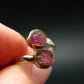 Watermelon Tourmaline Sterling Silver Ring - Size 5 - 2.05 Grams