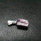 Bixbite Red Emerald Beryl Silver Pendant From Utah USA - 2.75 Carats - 0.7"
