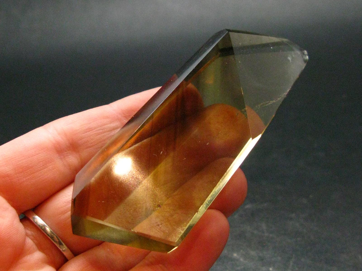 Citrine Unheated Polished Crystal From Brazil - 3.2" - 59.25 Grams