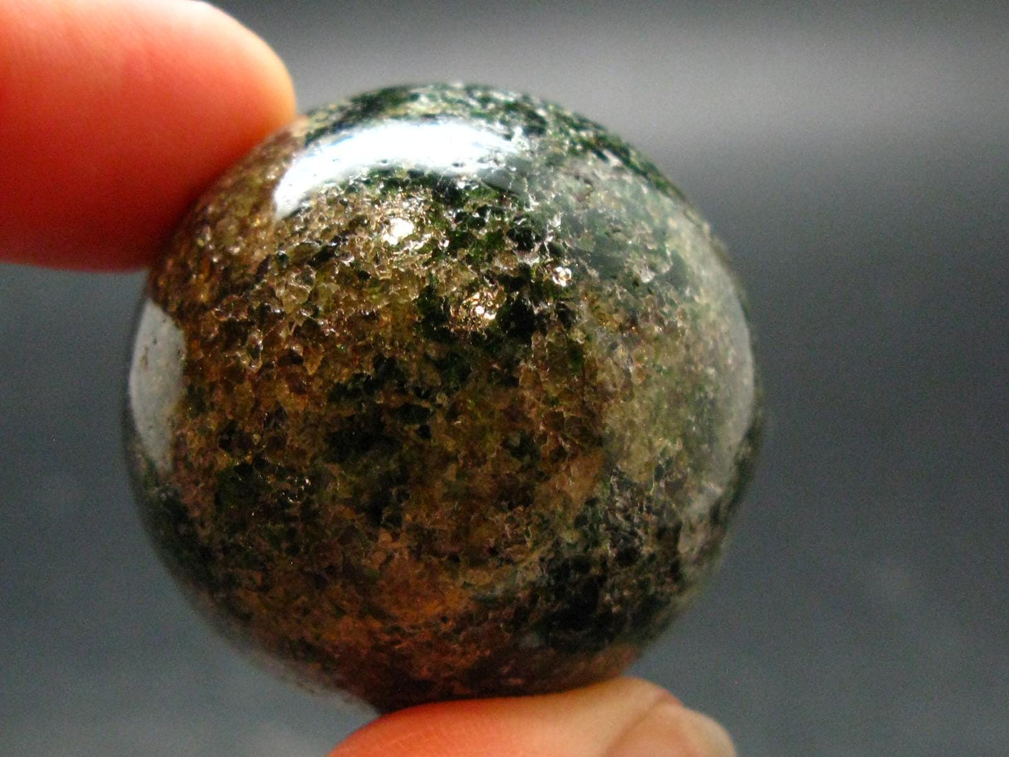 Peridot Olivine Sphere from Arizona, USA - 1.3" -57.68 Grams