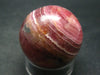 Rhodochrosite Sphere Ball from Argentina - 1.4" - 97.8 Grams