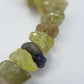 Natural Chrysoberyl Chip Bracelet, Raw Crystal Gemstone Stretch Jewelry