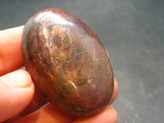 Tumbled Genuine Ruby Corundum from India - 1.8" - 45.66 Grams