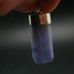 Rare Raw Hackmanite Silver Pendant from Afghanistan - 1.3" - 3.20 Grams