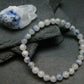 Dumortierite In Quartz Genuine Bracelet ~ 7 Inches ~ 6mm Round Beads