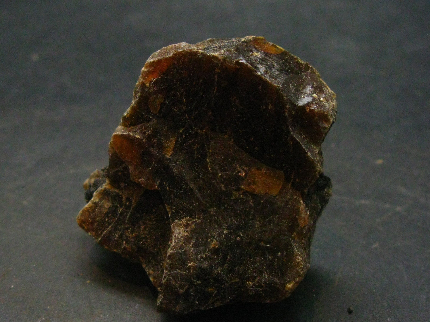 Rare Large Blue Amber Raw Piece Fluorescent From Indonesia - 1.5" - 10.38 Grams