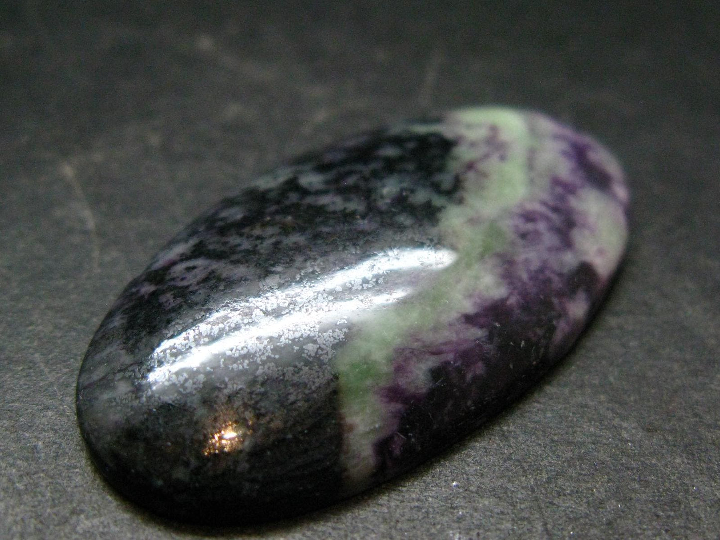 Very Rare Kammererite Chrome Clinochlore Cabochon from Turkey - 1.6" - 10.38 Grams