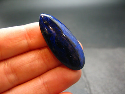 Azurite Cabochon From Russia - 36 x 15 mm - 4.64 Grams