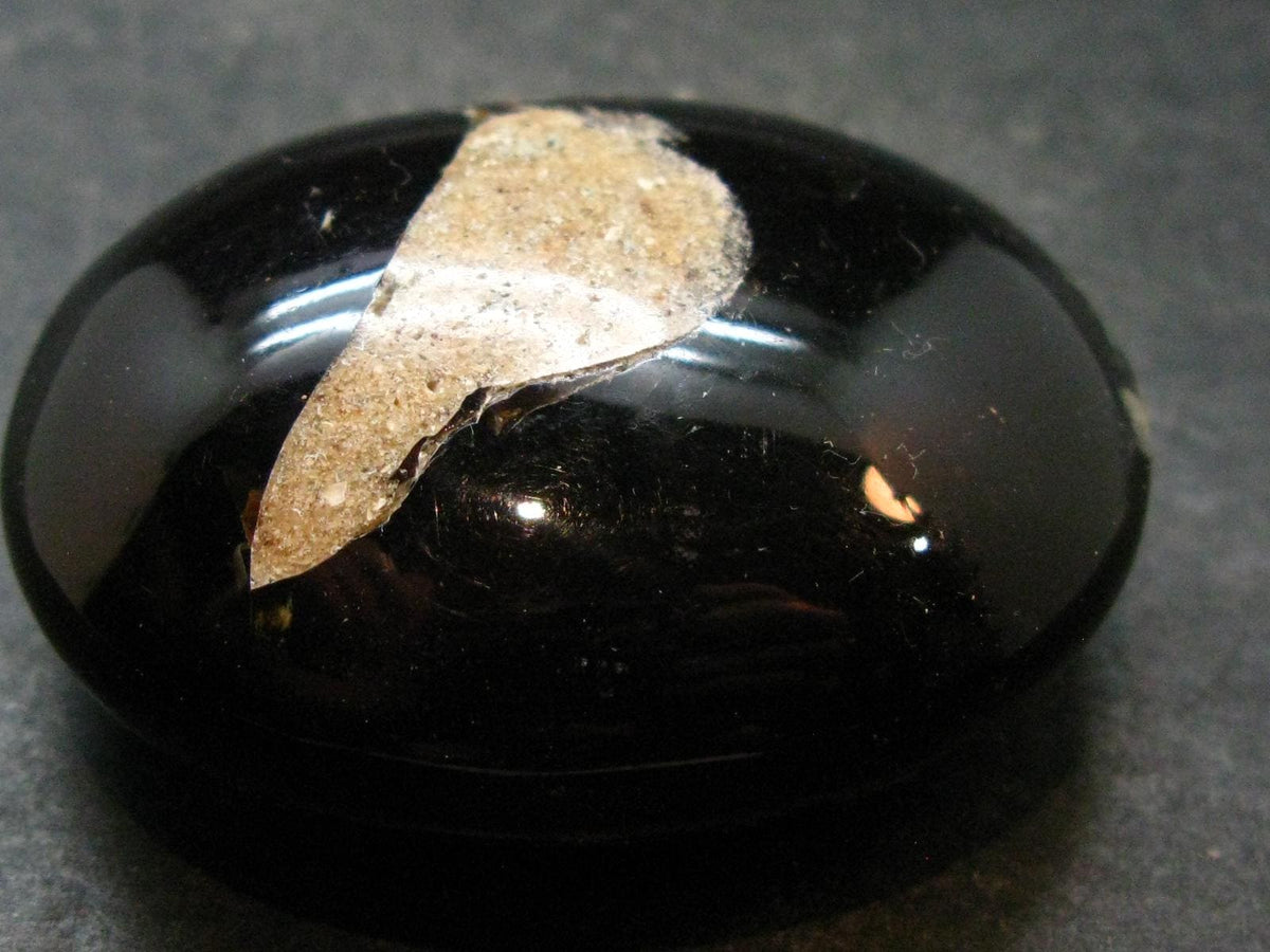 Rare Large Blue Amber Tumbled Piece Fluorescent From Indonesia - 2.1" - 27.43 Grams