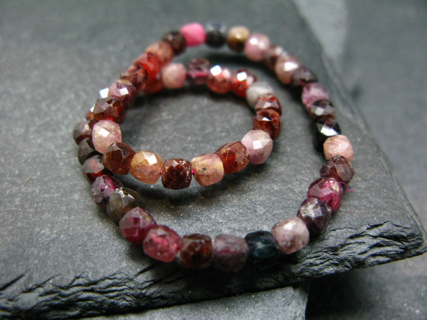 Spinel Genuine Bracelet ~ 7 Inches ~ 4mm Facetted Beads