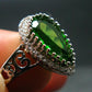 Helenite Gaia Stone Gem Sterling Silver Ring From Washington - Size 9.25 - 1.80 Carats