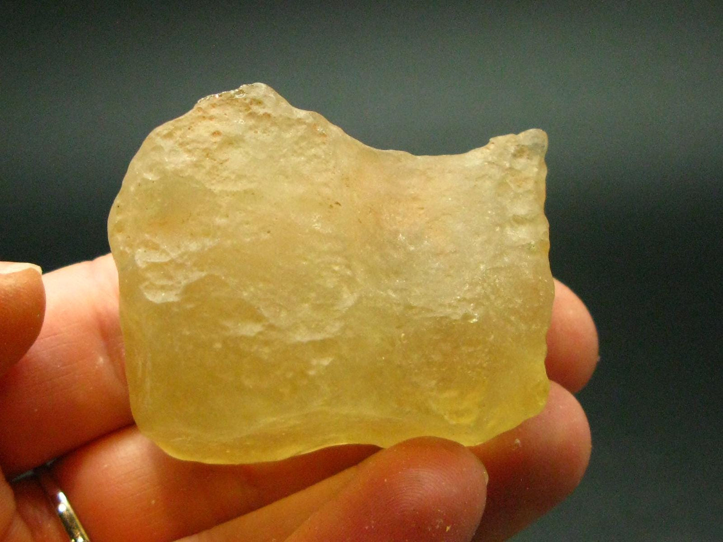 Nice Gem Libyan Tektite Raw Piece From Libya - 46.95 Grams - 1.7"