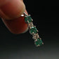 Emerald Silver Pendant W/Chain From Colombia - 2.49 Grams Total