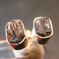 Alexandrite Stud Earrings Sterling Silver From Brazil - 1.66 Grams