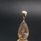 3.34 Carat Phenakite Phenacite Gem Sterling Silver Pendant from Russia - 0.8" - 1.69 Grams