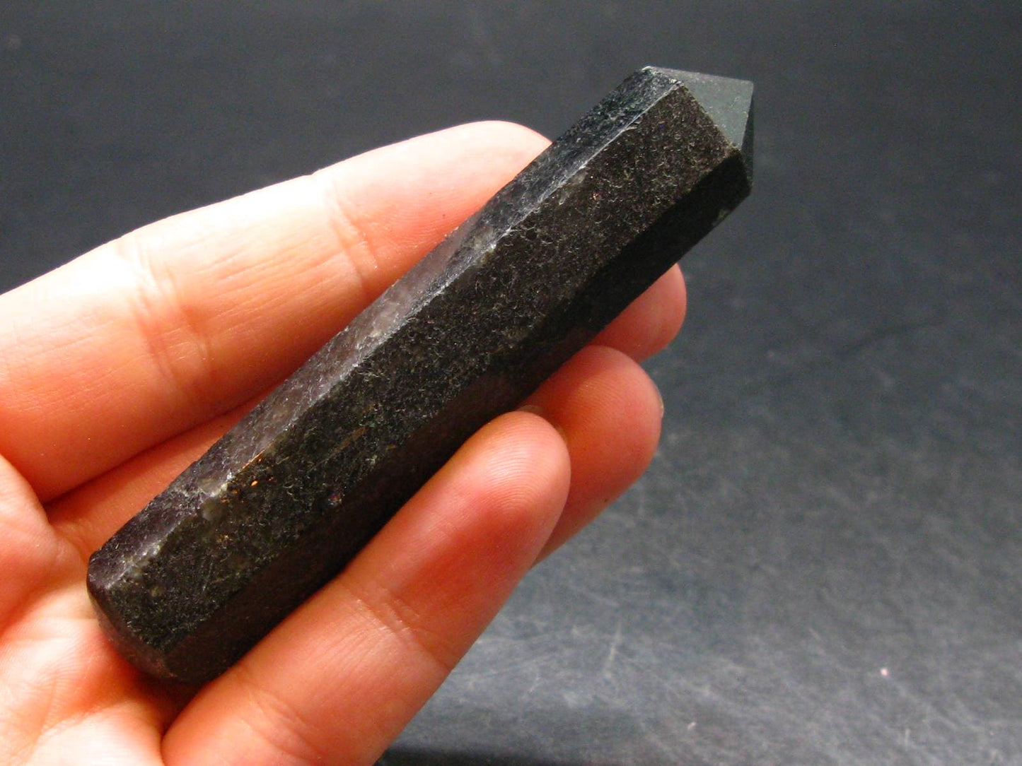 Nuumite Nuummite Wand Massage From Greenland - 3.0"